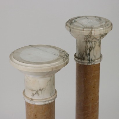 Coppia di Colonne in Marmo