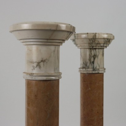 Coppia di Colonne in Marmo