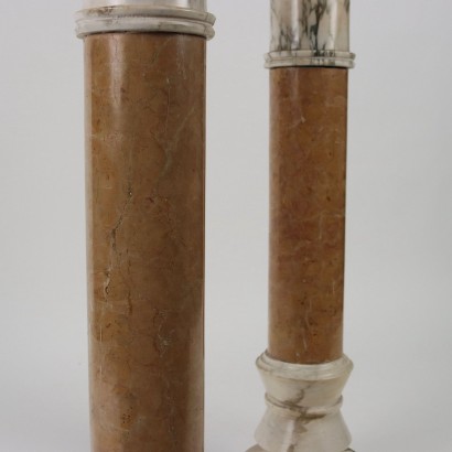 Coppia di Colonne in Marmo