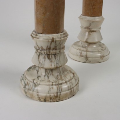 Coppia di Colonne in Marmo