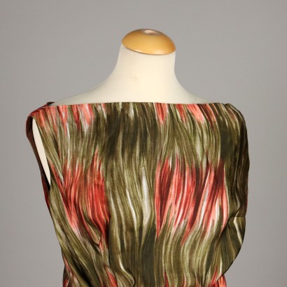 Drapiertes Vintage-Kleid
