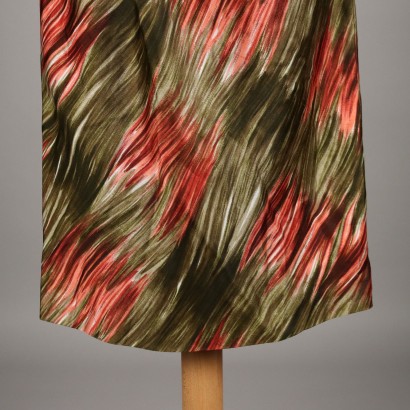 Drapiertes Vintage-Kleid