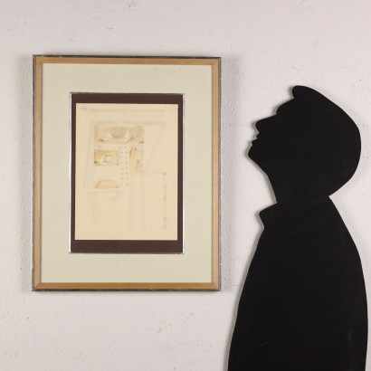 Disegno su carta di Fausto Melotti 198,Senza titolo,Fausto Melotti,Fausto Melotti,Fausto Melotti,Fausto Melotti,Fausto Melotti,Fausto Melotti,Fausto Melotti,Fausto Melotti