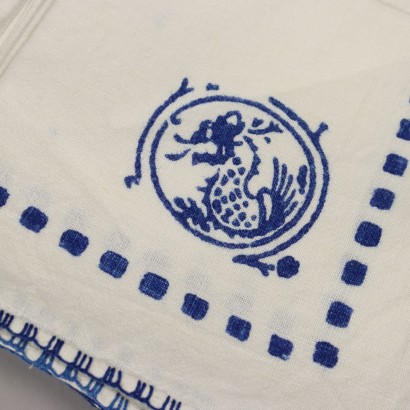 Tovaglia in Lino Stampa a Mano