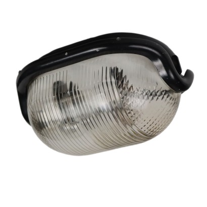 Lampe Design A. Castiglioni Noce 1970er-80er Jahre Emailliertes Metall