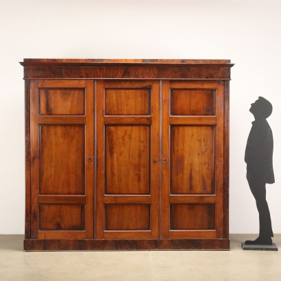 Louis Philippe three-door wardrobe
