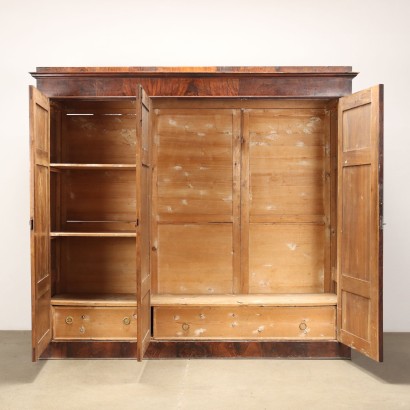 Louis Philippe three-door wardrobe