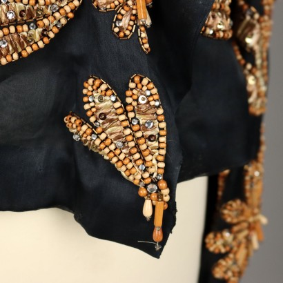 Miguel Cruz Lightweight Jacket with Embroideries