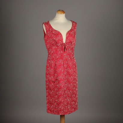 Abito Vintage Rosso e Bianco