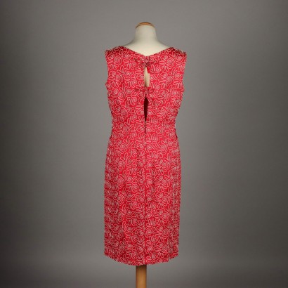 Robe Rouge et Blanche Vintage