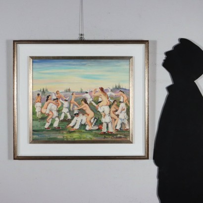 Gemälde von Mario Cortiello 1976,Pulcinella-Spiele,Mario Cortiello,Gemälde von Mario Cortiello 1976,Mario Cortiello,Mario Cortiello,Mario Cortiello,Mario Cortiello,Mario Cortiello