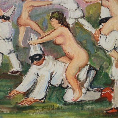 Gemälde von Mario Cortiello 1976,Pulcinella-Spiele,Mario Cortiello,Gemälde von Mario Cortiello 1976,Mario Cortiello,Mario Cortiello,Mario Cortiello,Mario Cortiello,Mario Cortiello