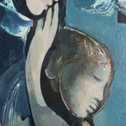 Dipinto di Mario Bionda ,Figure nell'azzurro,Mario Bionda,Mario Bionda,Mario Bionda,Mario Bionda,Mario Bionda
