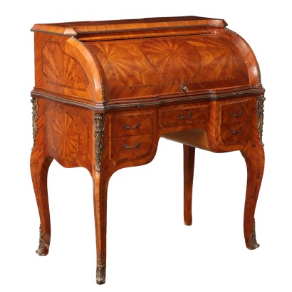 Ancient Writing Desk '900 Bois de Rose Bois de Violette Bronze