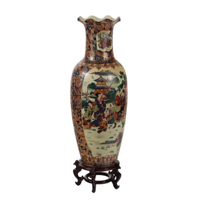 Grande Vaso Orientale in Ceramica