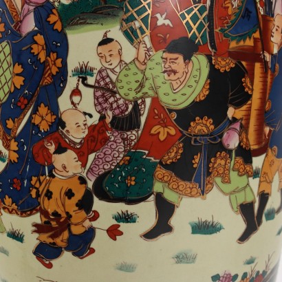 Grande Vaso Orientale in Ceramica