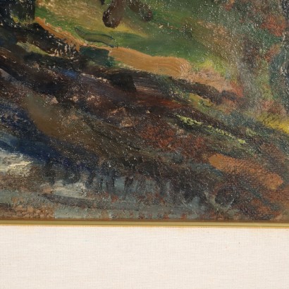 Dipinto con Paesaggio di Giovanni Balans,L'Olona,Giovanni Balansino,Giovanni Balansino,Giovanni Balansino,Giovanni Balansino,Giovanni Balansino,Giovanni Balansino
