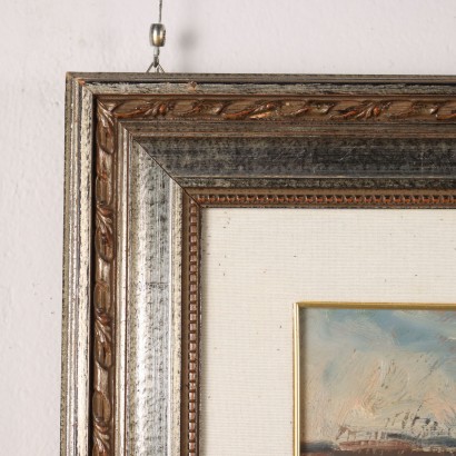 Dipinto con Paesaggio di Giovanni Balans,L'Olona,Giovanni Balansino,Giovanni Balansino,Giovanni Balansino,Giovanni Balansino,Giovanni Balansino,Giovanni Balansino