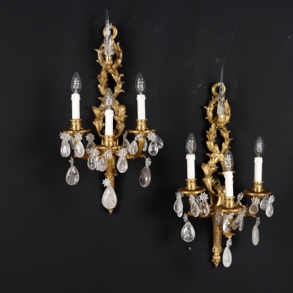 Coppia di Applique in Stile Neoclassico