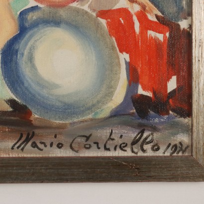 Peinture de Mario Cortiello, La montée de Pulcinella, Mario Cortiello, Mario Cortiello, Mario Cortiello, Mario Cortiello