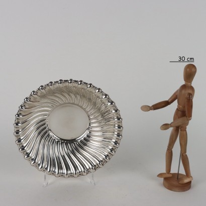 Bol Centre de Table en Argent Brut