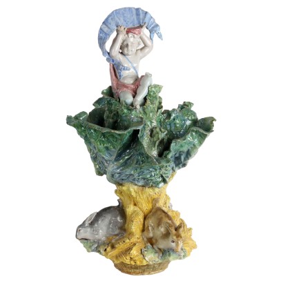 Centrotavola in Maiolica Manifattura Ginori a Doccia
