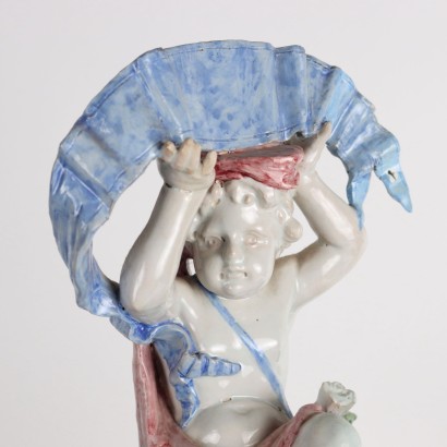 Centrotavola in Maiolica Manifattura Ginor