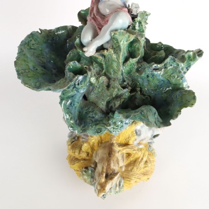 Centrotavola in Maiolica Manifattura Ginor