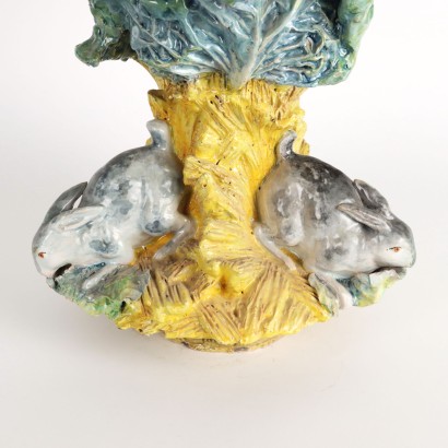 Centrotavola in Maiolica Manifattura Ginor
