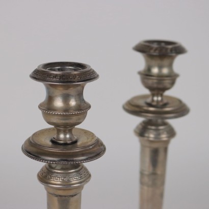 Coppia di Candelabri in Argento Brandima