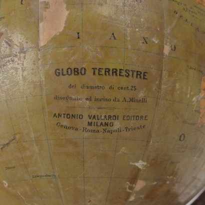 Globo Terrestre Antonio Vallard