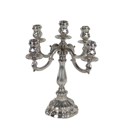 Candelabro in Argento Castaudi e Gautero Vercelli