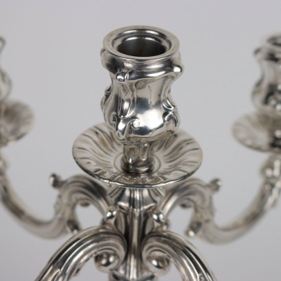 Candelabro in Argento Castaudi e Gautero