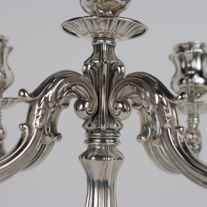 Candelabro in Argento Castaudi e Gautero