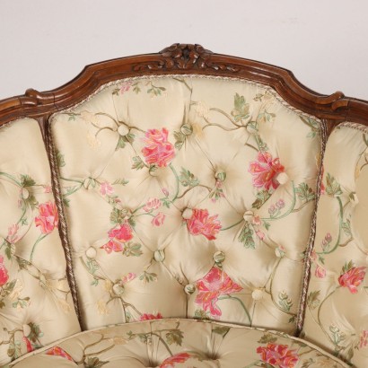 Dormeuse Upholstered in Capitonee