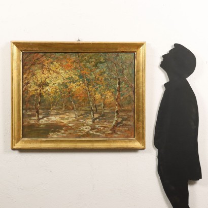 Dipinto di Carlo Sartorelli ,Cervignano del Friuli (lungo l',Dipinto di Francesco Sartorelli ,Paesaggio boschivo,Francesco Sartorelli,Francesco Sartorelli,Francesco Sartorelli,Francesco Sartorelli,Francesco Sartorelli,Francesco Sartorelli