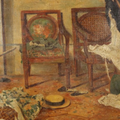 Dipinto copia da Giacomo Favretto ,Il sorcio,Giacomo Favretto,Giacomo Favretto,Giacomo Favretto