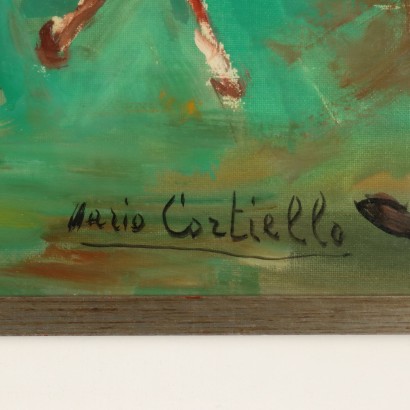 Dipinto di Mario Cortiello ,Pulcinella alle corse,Mario Cortiello,Mario Cortiello,Mario Cortiello,Mario Cortiello,Mario Cortiello