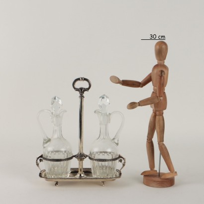 Silver oil cruet Bausi Fire Manufacture