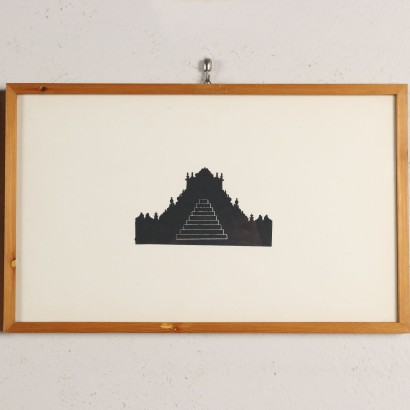 Werk in drei Teilen von Franco Guerzoni,Pyramiden,Franco Guerzoni,Franco Guerzoni,Franco Guerzoni,Franco Guerzoni