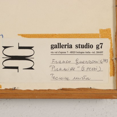 Werk in drei Teilen von Franco Guerzoni,Pyramiden,Franco Guerzoni,Franco Guerzoni,Franco Guerzoni,Franco Guerzoni