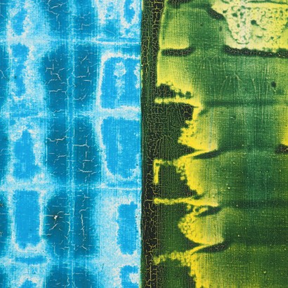 Abstract painting by Franco Meneguzzo, Torso on manganese blue background, Franco Meneguzzo, Franco Meneguzzo, Franco Meneguzzo, Franco Meneguzzo