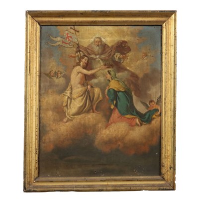 Dipinto con Incoronazione della Vergine