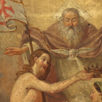 Peinture avec Couronnement de la Vierge ,Le couronnement de la Vierge