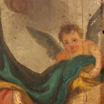 Peinture avec Couronnement de la Vierge ,Le couronnement de la Vierge
