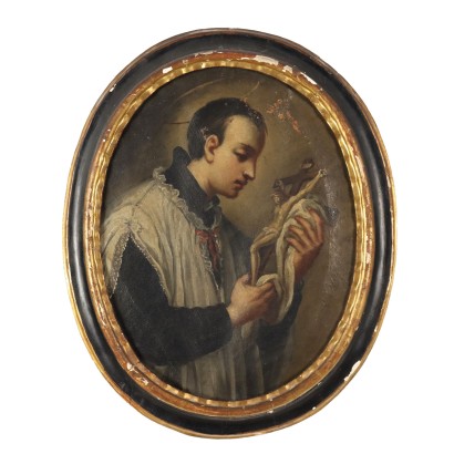 Dipinto con San Lugi Gonzaga