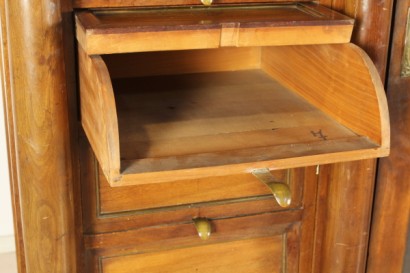 bottega del 900, liberty, Libreria, Libreria con cassetti, Libreria 900, Libreria liberty, 900, italia, mogano, Libreria italia, Libreria mogano