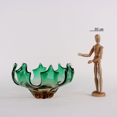 Sommerso Murano glass centerpiece