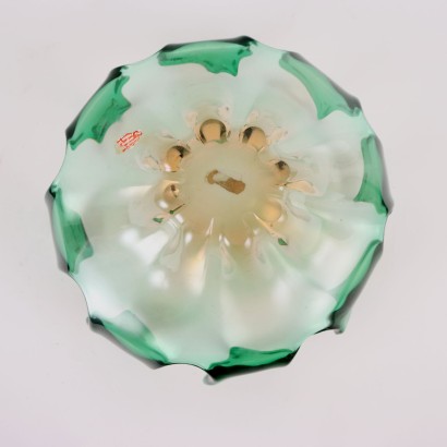 Sommerso Murano glass centerpiece
