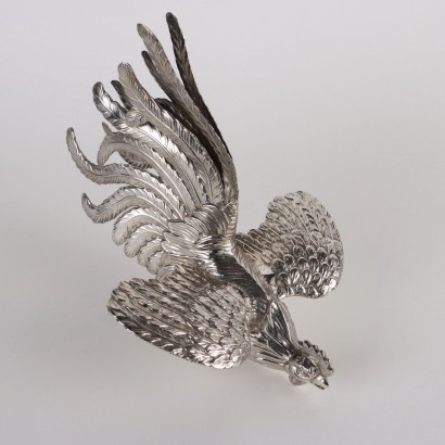 Coppia di Galli in Argento 925